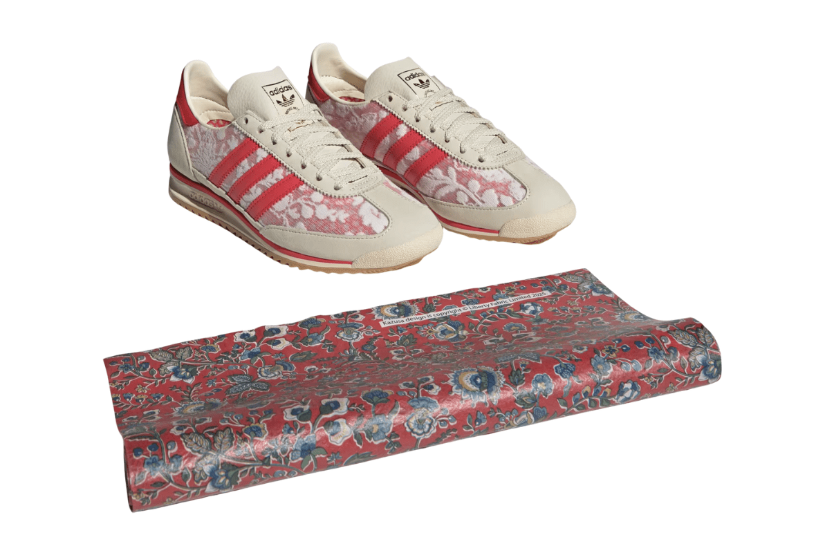 Tênis Adidas SL 72 OG Liberty London Better Scarlet Rosa
