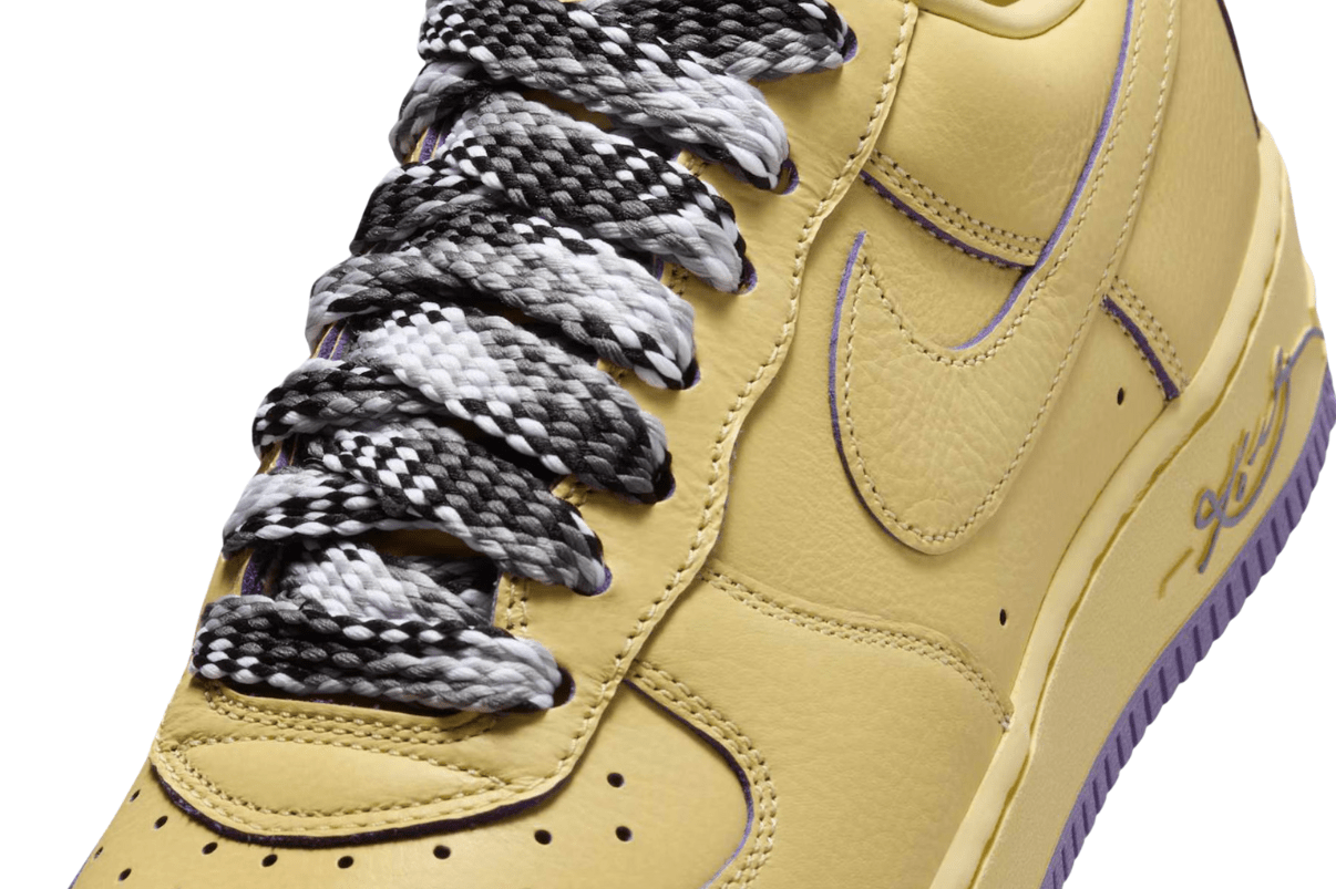 Tênis Nike Air Force 1 Low Protro Kobe Bryant Mamba Mentality Amarelo