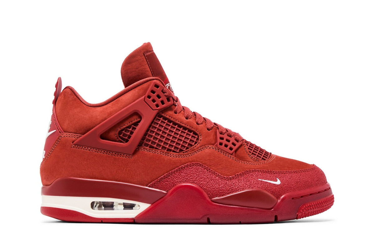 Tênis Nike Air Jordan 4 Retro OG SP Brick By Brick Camurça Firewood Vermelho