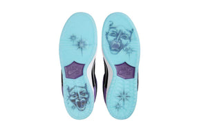 Tênis Nike SB Dunk Low Pro x Hayley Wilson Black and Court Purple Roxo