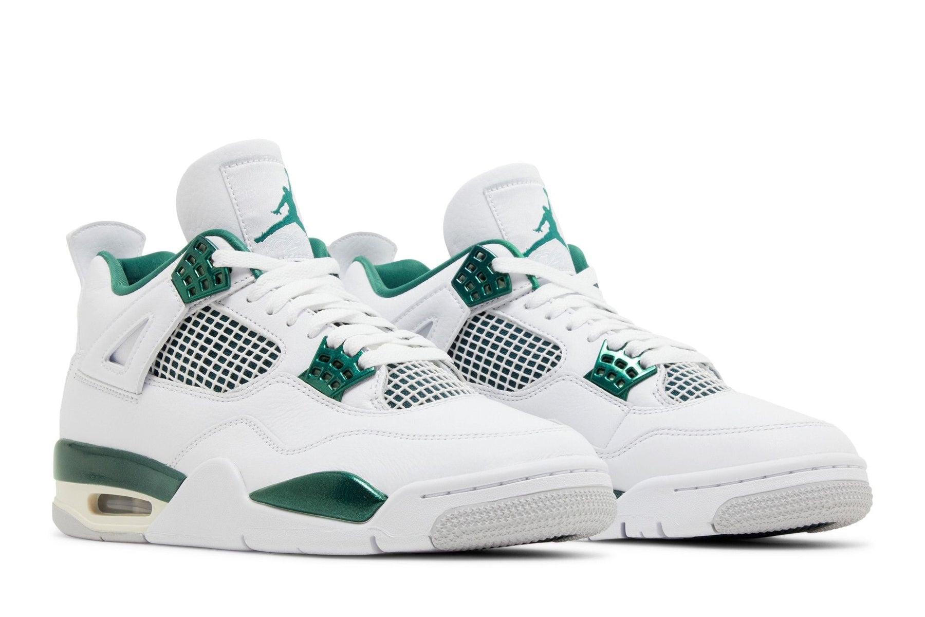 Tênis Air Jordan 4 Retro Oxidized Green Branco