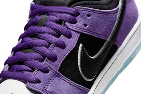 Tênis Nike SB Dunk Low Pro x Hayley Wilson Black and Court Purple Roxo
