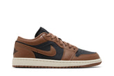 Tênis Air Jordan 1 Low Archaeo Brown Nike Casual Couro Marrom