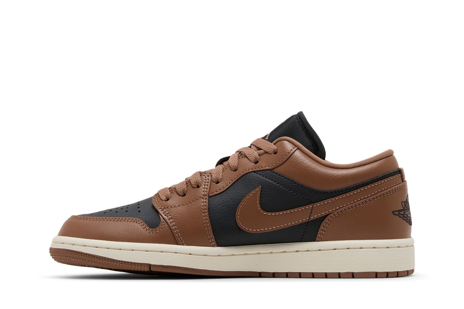 Tênis Air Jordan 1 Low Archaeo Brown Nike Casual Couro Marrom