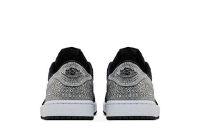 Tênis Swarovski x Air Jordan 1 Retro Low OG 'Shadow' Cinza