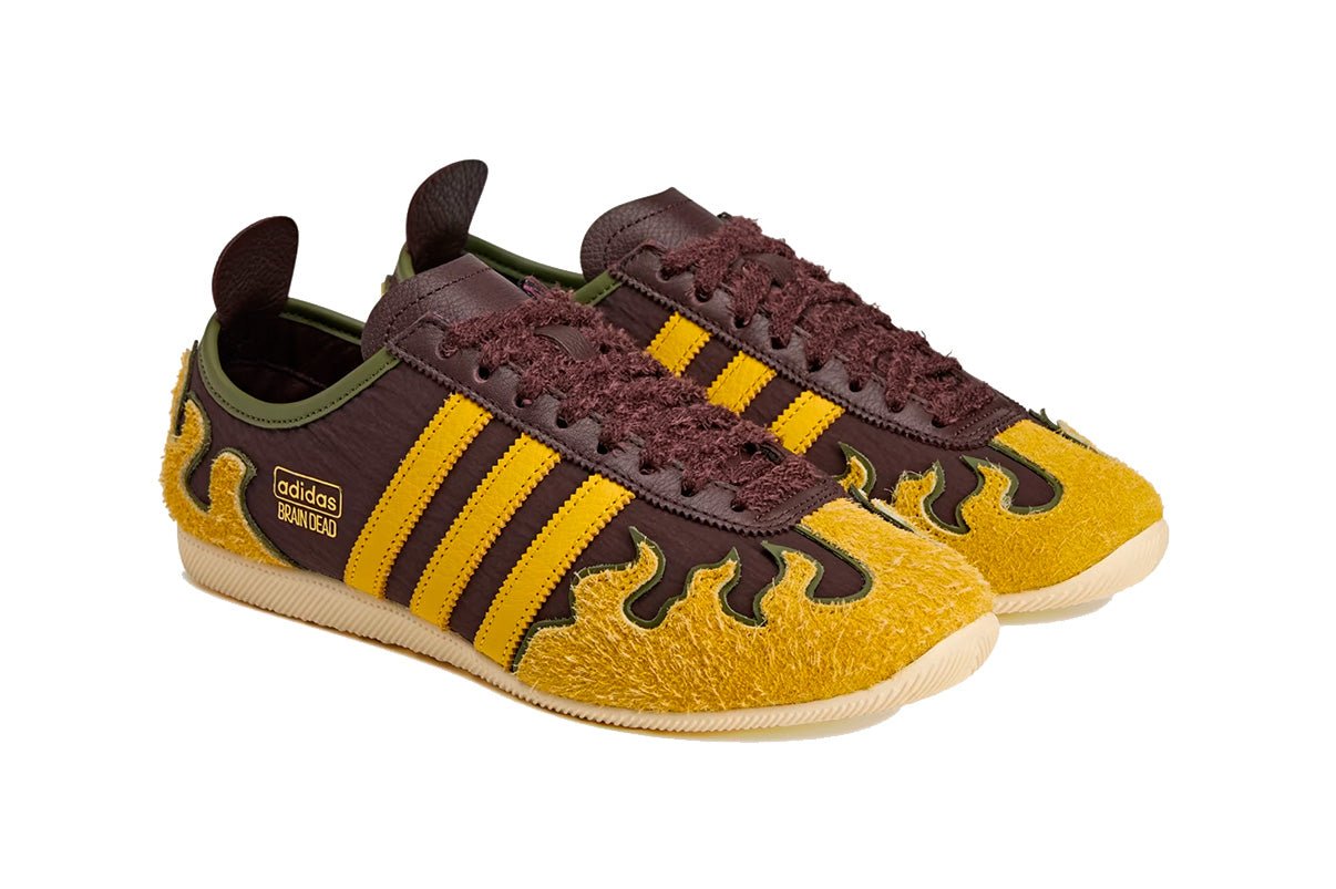 Tênis Adidas Japan Brain Dead Brown Hazel Yellow Amarelo