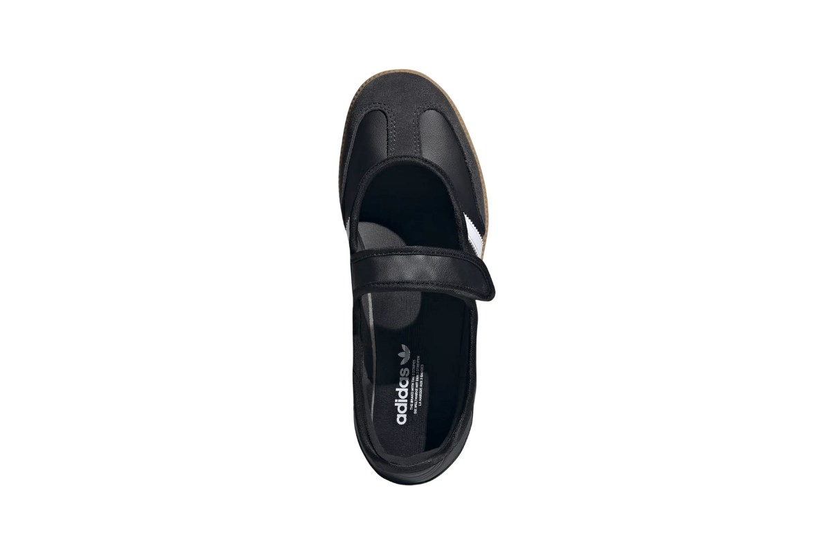 Tênis Adidas Samba Jane 'Black White Gum' Preto