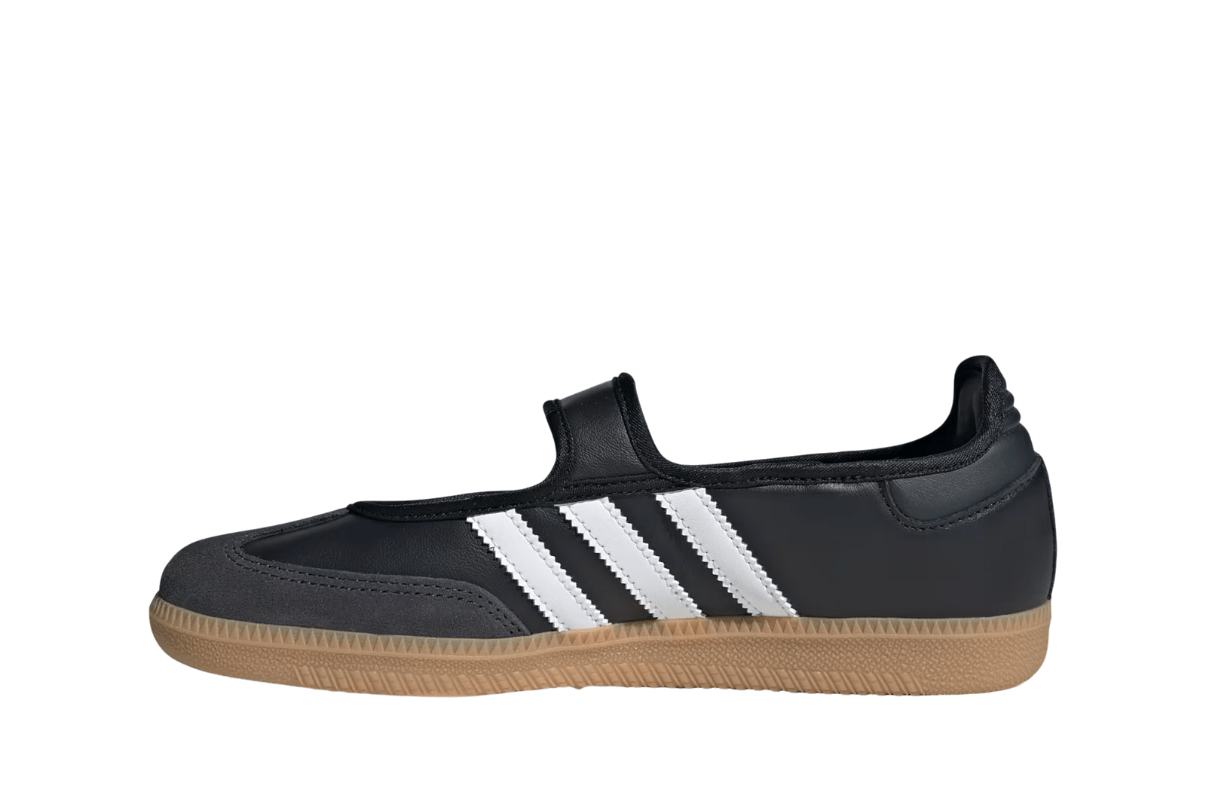 Tênis Adidas Samba Jane 'Black White Gum' Preto