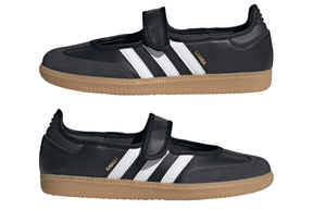 Tênis Adidas Samba Jane 'Black White Gum' Preto