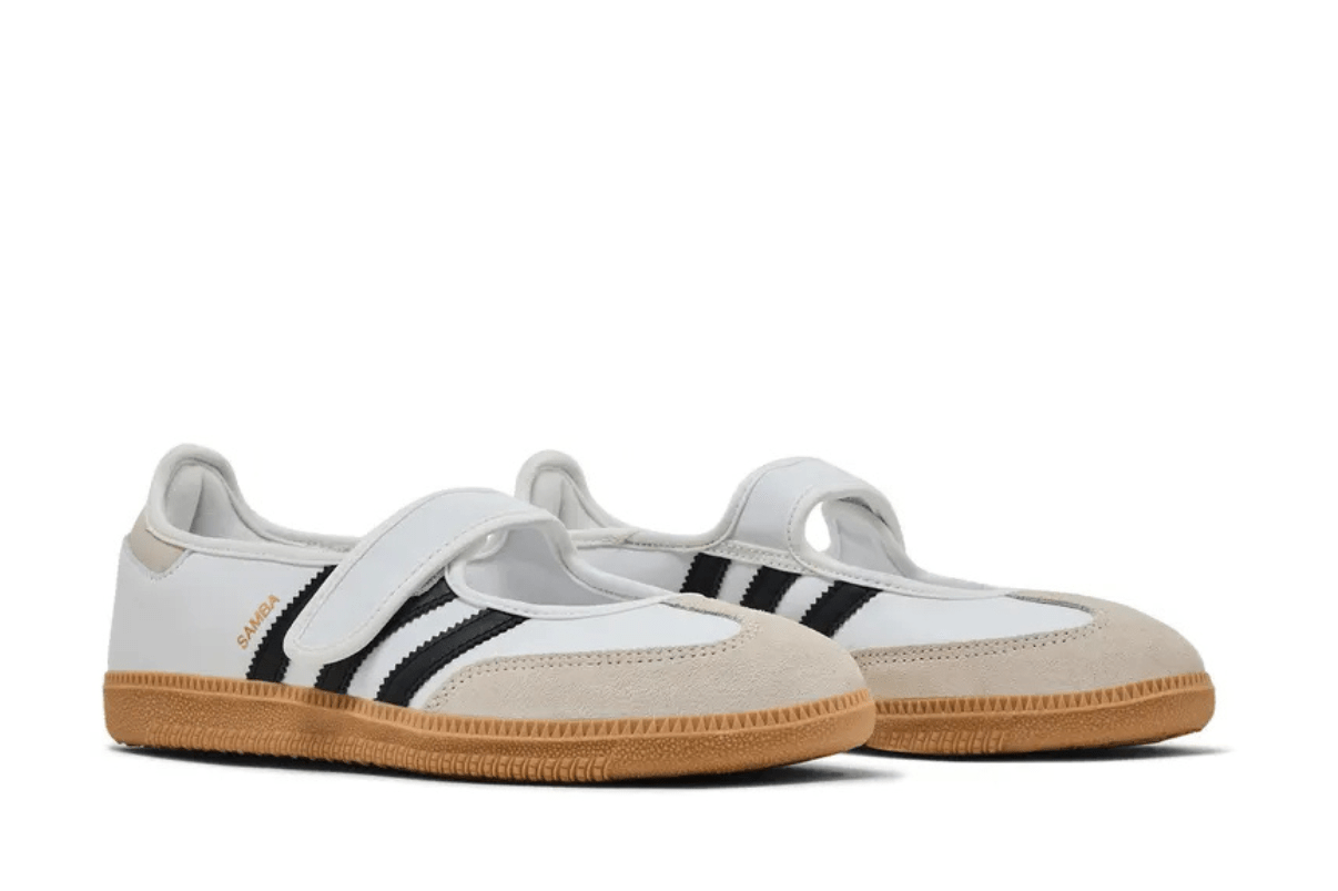 Tênis Adidas Samba Jane 'White Black' Branco
