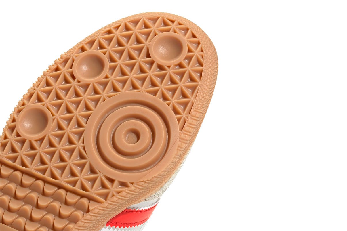 Tenis Adidas Samba Jane White Red Gum Branco