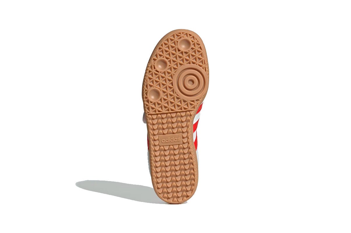 Tenis Adidas Samba Jane White Red Gum Branco