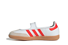 Tenis Adidas Samba Jane White Red Gum Branco