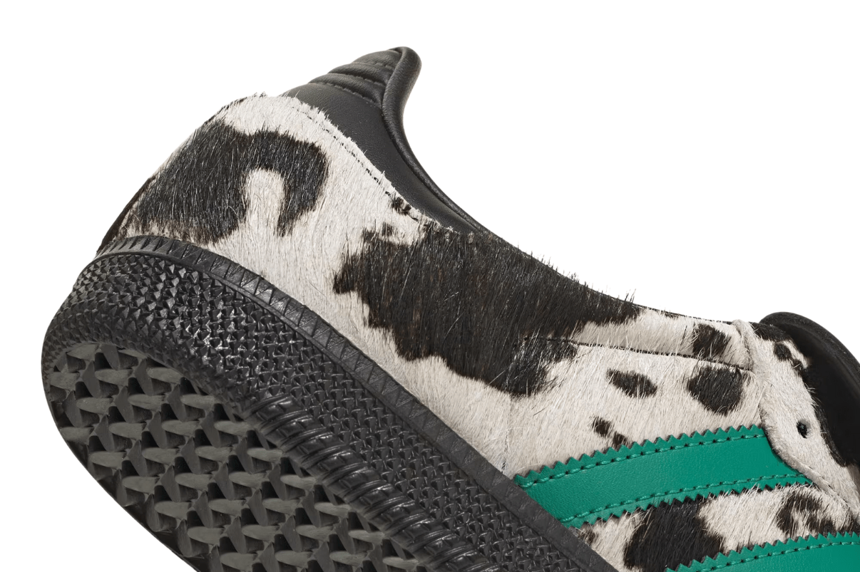 Tênis Adidas Samba LT Cow Print Black White Preto