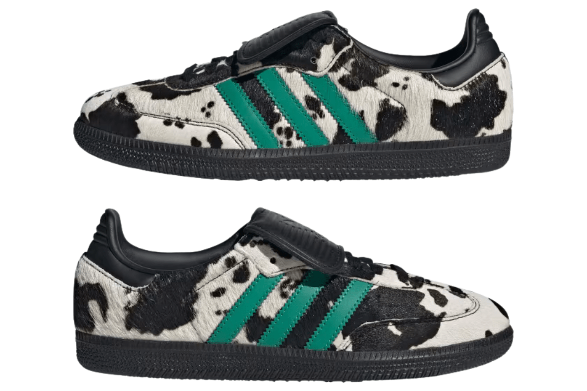 Tênis Adidas Samba LT Cow Print Black White Preto