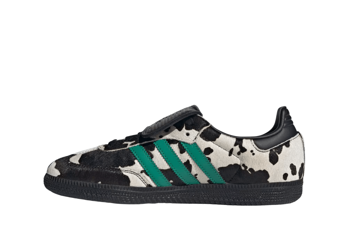 Tênis Adidas Samba LT Cow Print Black White Preto