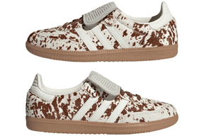 Tênis Adidas Samba LT Cow Print Brown White Marrom