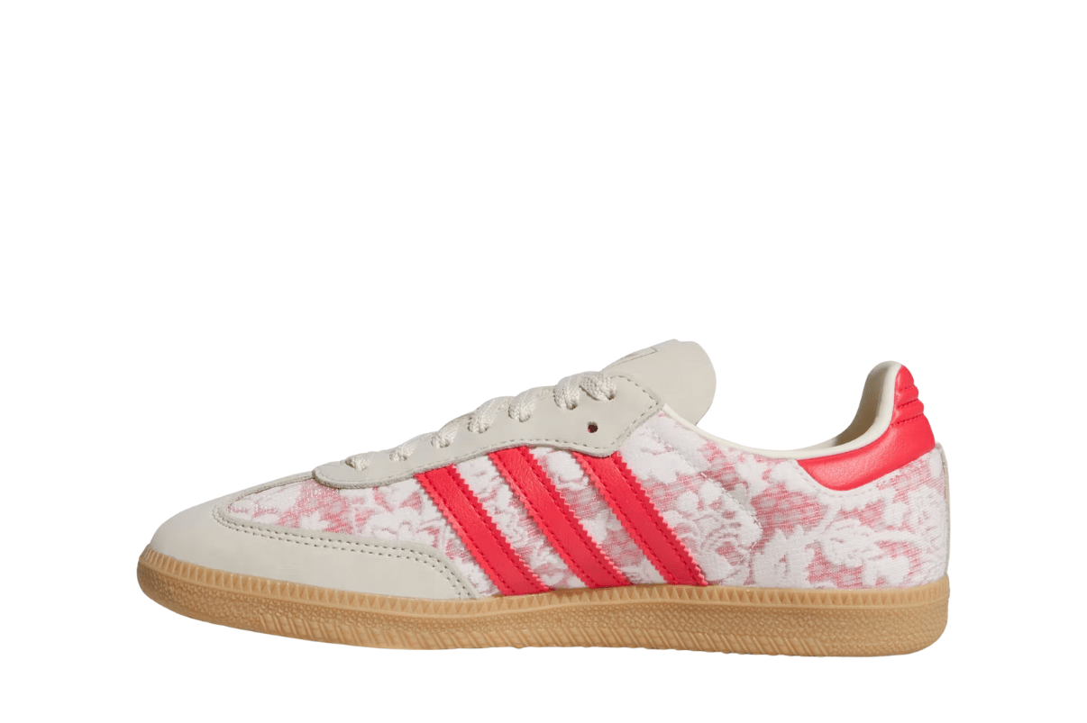 Tênis Adidas Samba OG Liberty London Better Scarlet Branco