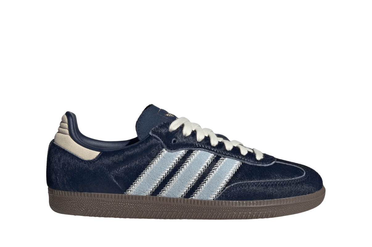 Tênis Adidas Samba OG 'Pony Hair Pack - Night Indigo Clear Sky' Azul Marinho