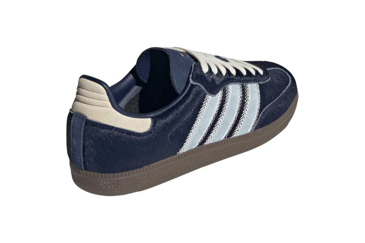 Tênis Adidas Samba OG 'Pony Hair Pack - Night Indigo Clear Sky' Azul Marinho