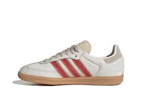 Tênis Adidas Samba OG Pony Hair Wonder Beige Better Scarlet Branco