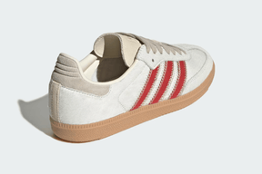 Tênis Adidas Samba OG Pony Hair Wonder Beige Better Scarlet Branco