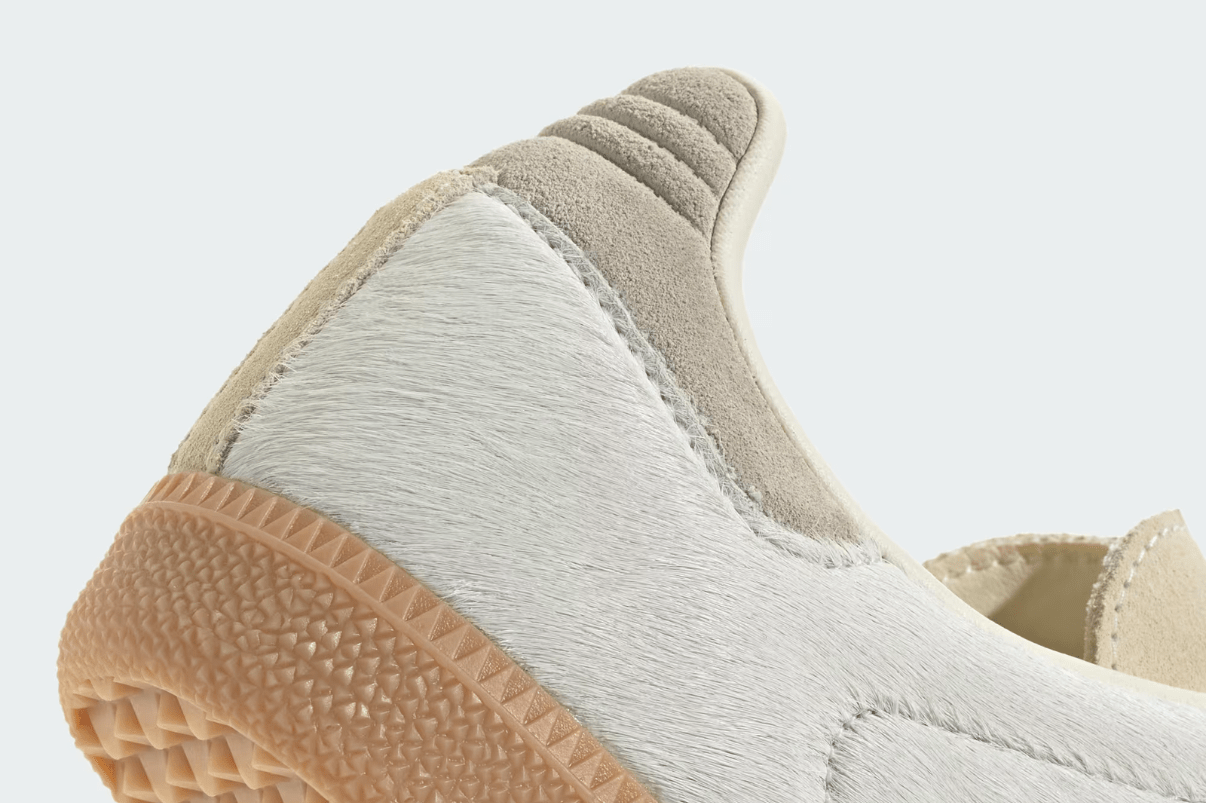 Tênis Adidas Samba OG Pony Hair Wonder Beige Better Scarlet Branco