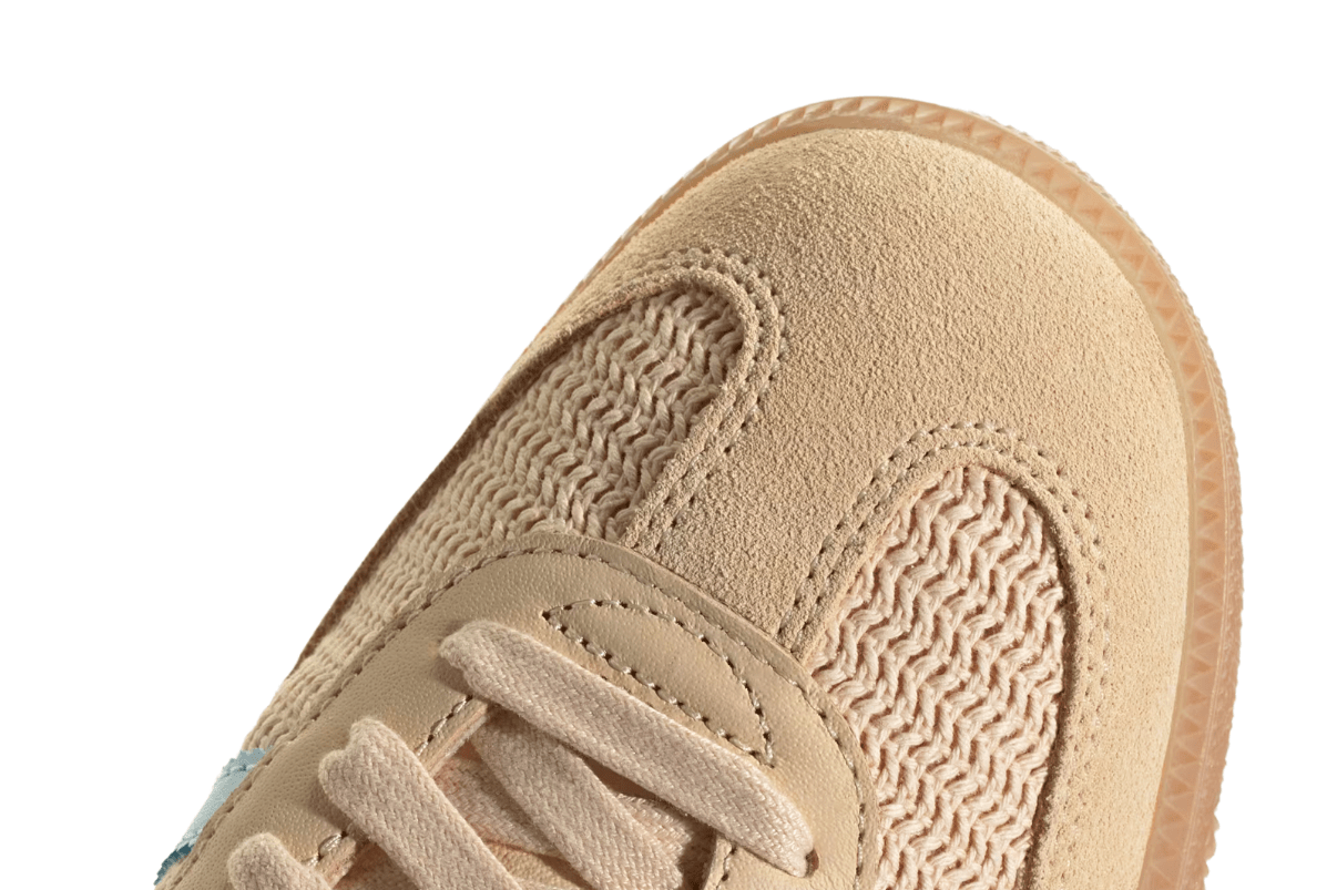 Tênis Adidas Samba OG Sanda Strata Sky Tint Bege