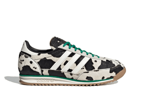 Tênis Adidas SL 72 Og Court Green Cow Print Bege