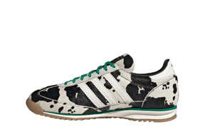Tênis Adidas SL 72 Og Court Green Cow Print Bege