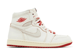 Tênis Air Jordan 1 Retro High Rare Air Sail Cinnabar Bege