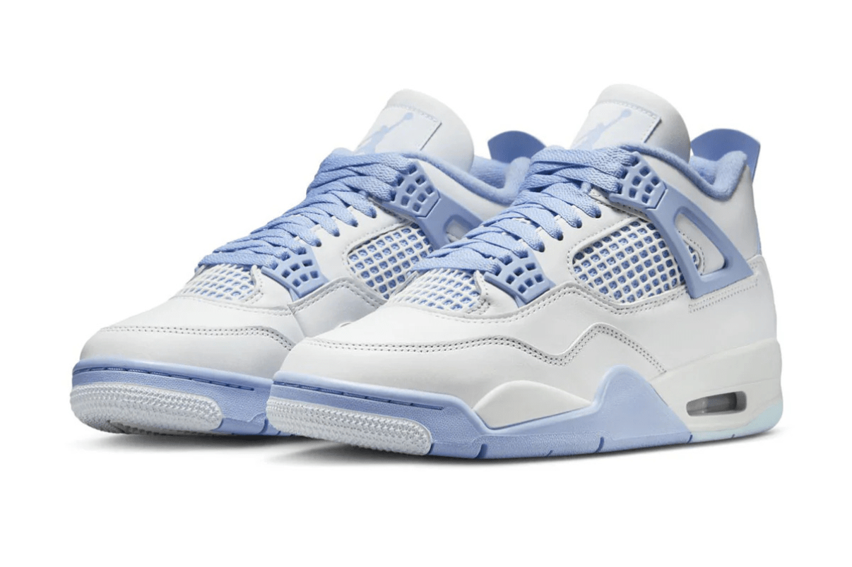 Tênis Air Jordan 4 Retro Forget Me Not Azul