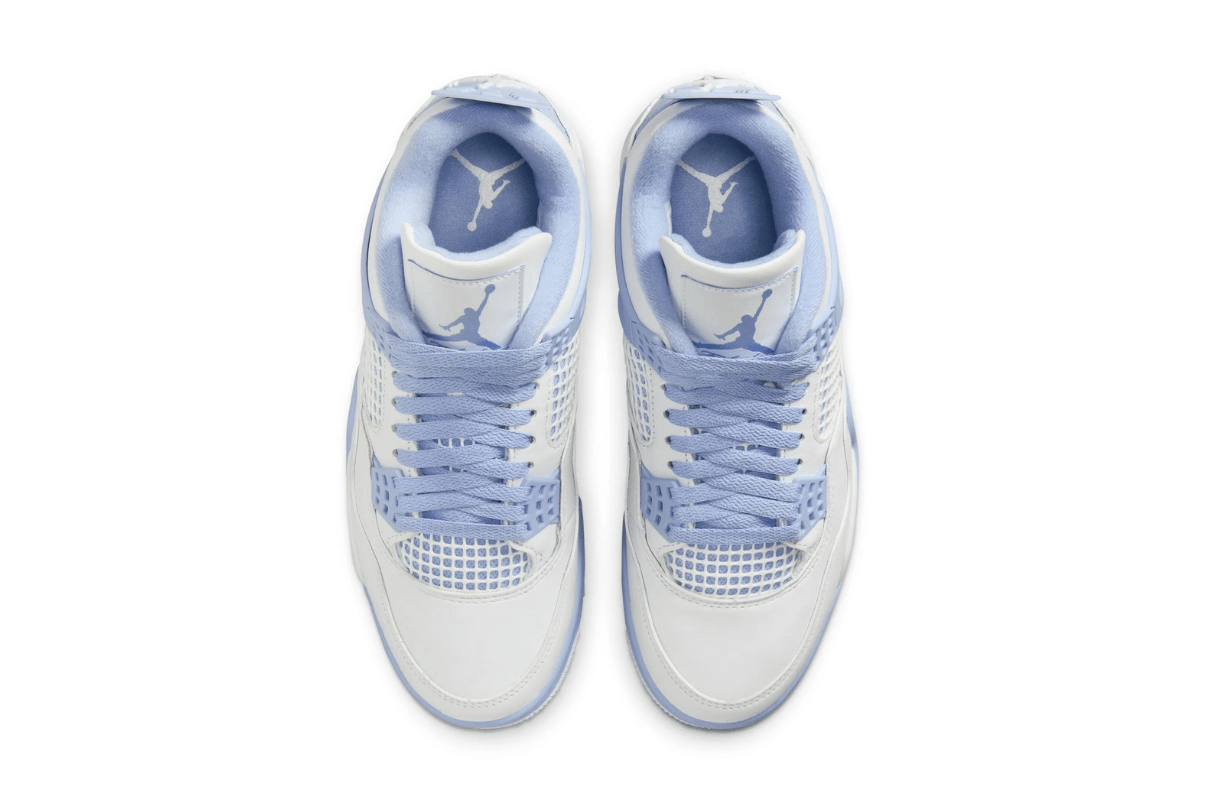 Tênis Air Jordan 4 Retro Forget Me Not Azul
