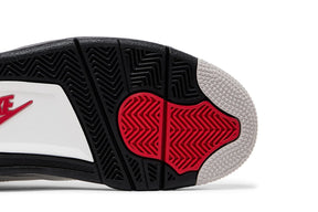 Tênis Air Jordan 4 Retro OG Nike White Cement Couro Branco