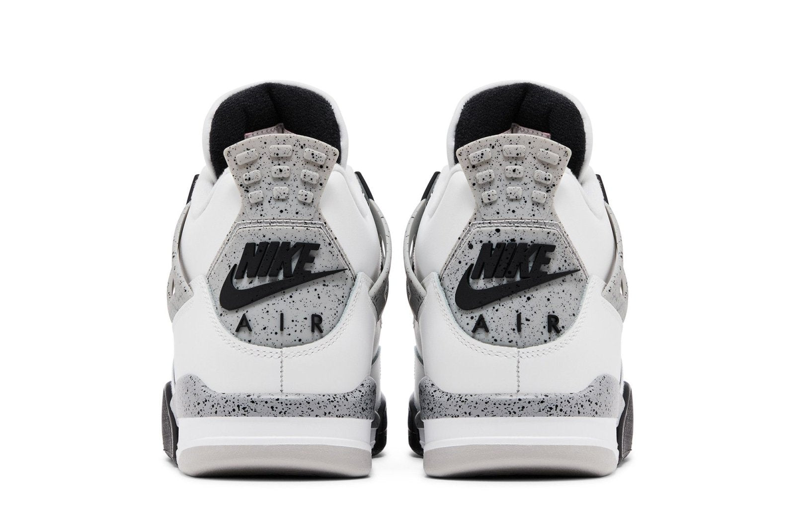 Tênis Air Jordan 4 Retro OG Nike White Cement Couro Branco