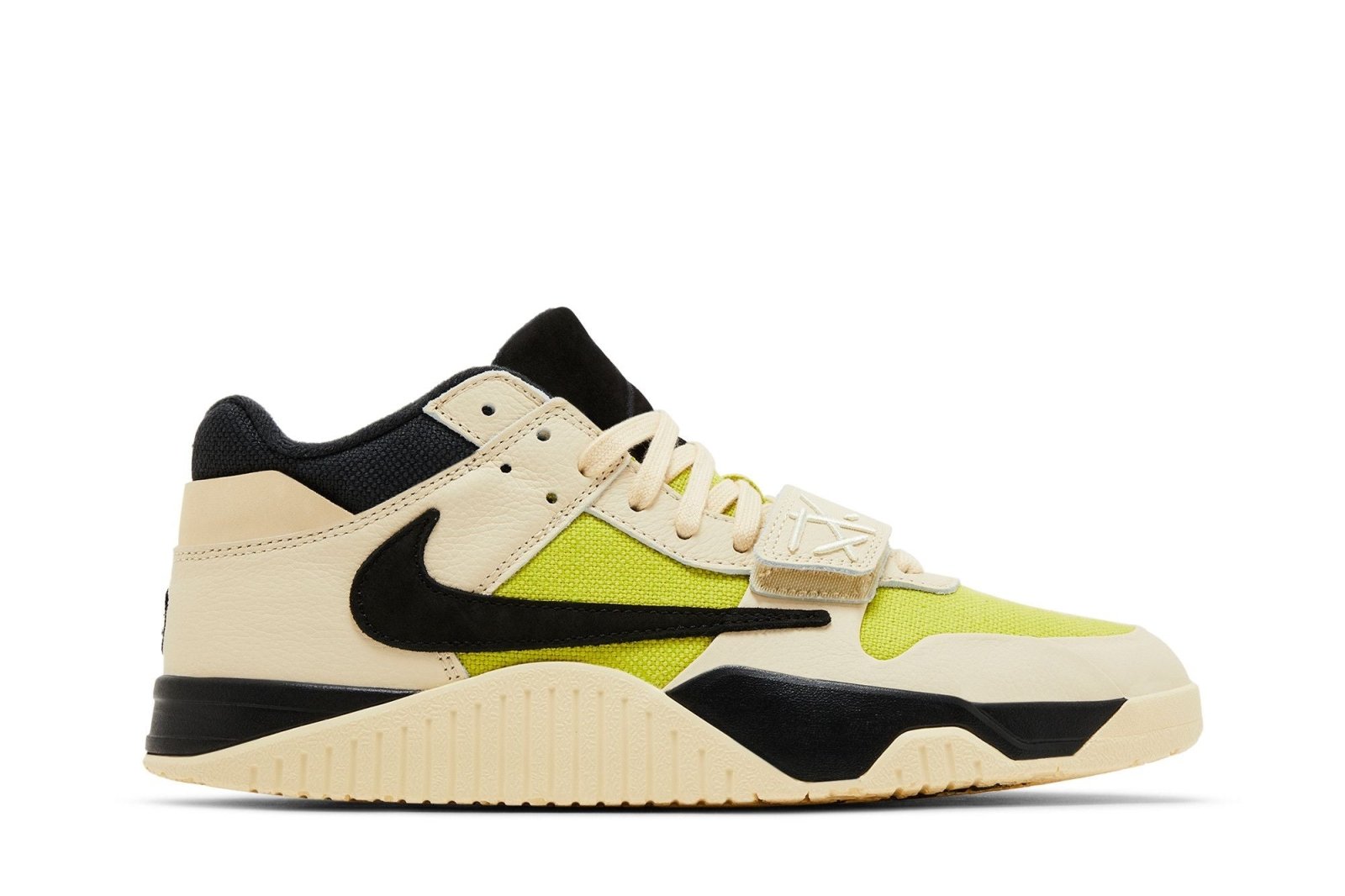 Tênis Jordan Jumpman Jack TR Travis Scott Bright Cactus Amarelo