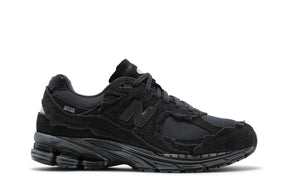 Tênis New Balance 2002R Protection Pack Phantom Cinza Camurça Mesh Preto