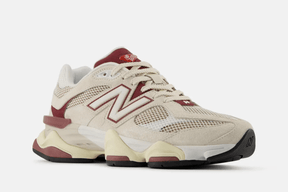 Tênis New Balance 9060 'Linen Burgundy' Bege