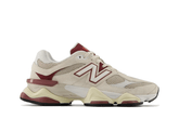 Tênis New Balance 9060 'Linen Burgundy' Bege