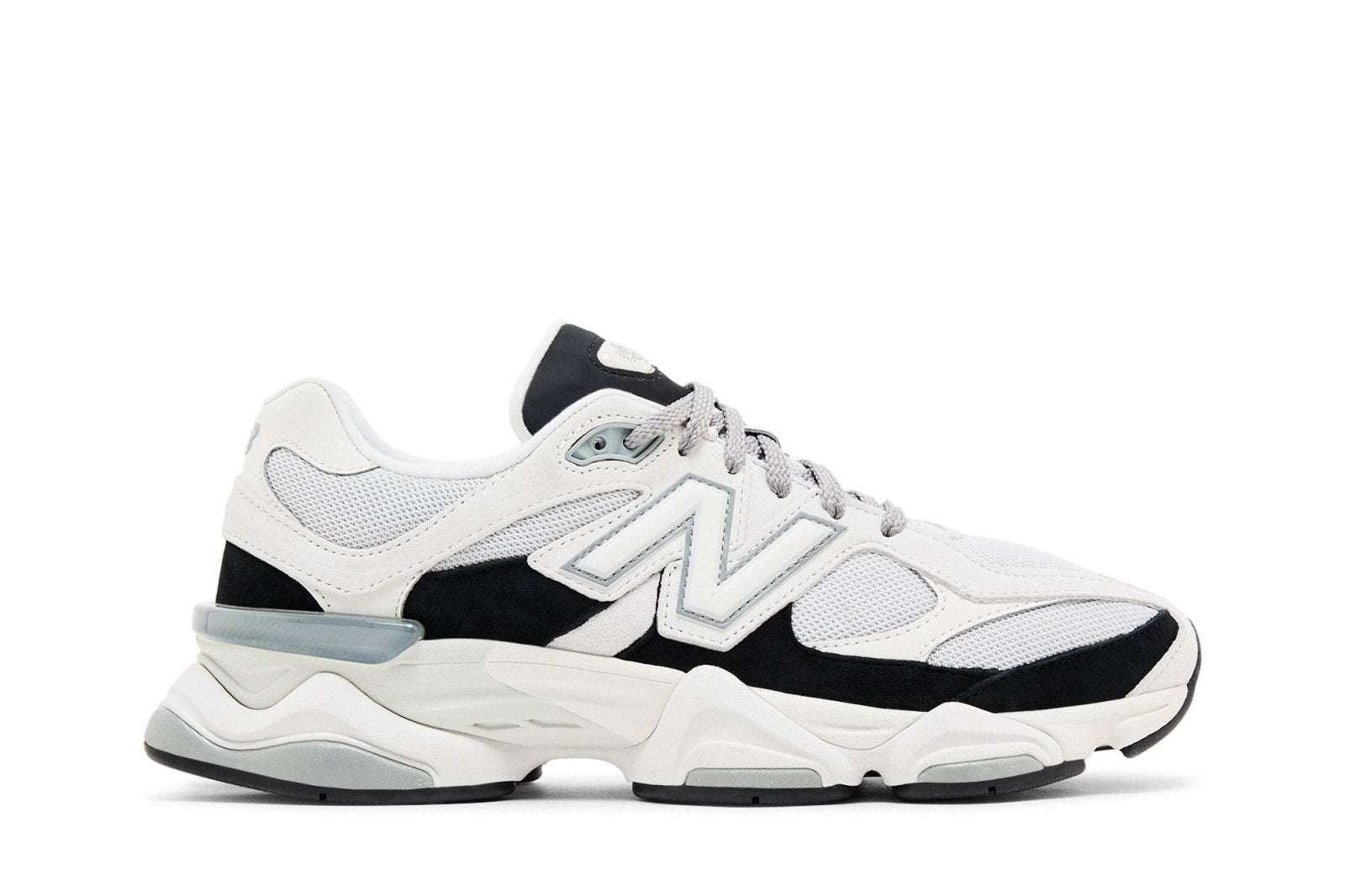 Tênis New Balance 9060 Reflection Black Suede Branco